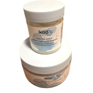 Set 2 Ikoo‎ Infusions Join The Scrub Cleansing Scalp Scrub 100ml & 250ml Duo Set